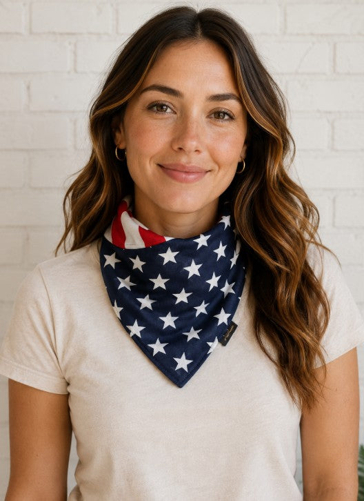 Mad Drool™ Absorbent Bandanas- Americana Collection