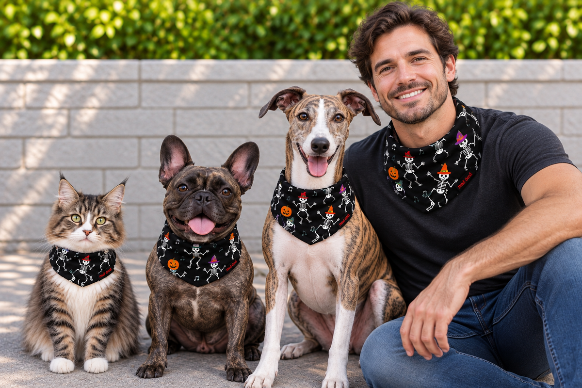 Mad Drool™ Absorbent Bandanas Halloween Collection